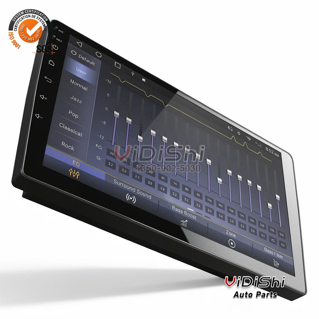 9 Inch Android Car DVD Player 1024x600 Touch Screen CarPlay TC10001 2 Android head unit three-quarter view