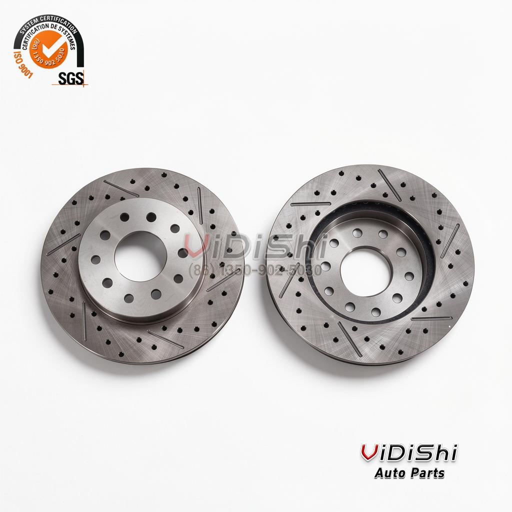 Rear-End Disc Brake Conversion Kit Black Fits — Main view