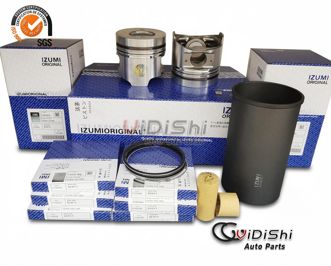 4JA1 4JB1 4JJ1 4JG1 4LE2 4LE2 Liner Set 6BG1 6HK1 6HH1 6SD1 Liner Kit Replacement for Isuzu 2 Detail view