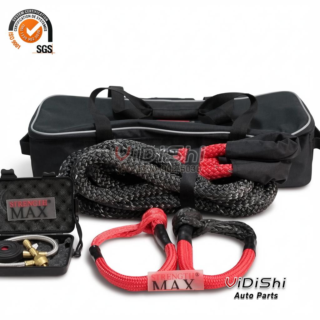 4WD Kinetic Recovery Gear Heavy Duty 4x4 Offroad Recovery Kit - Vidishi Auto Aftermarket Replacement 2 Detail view