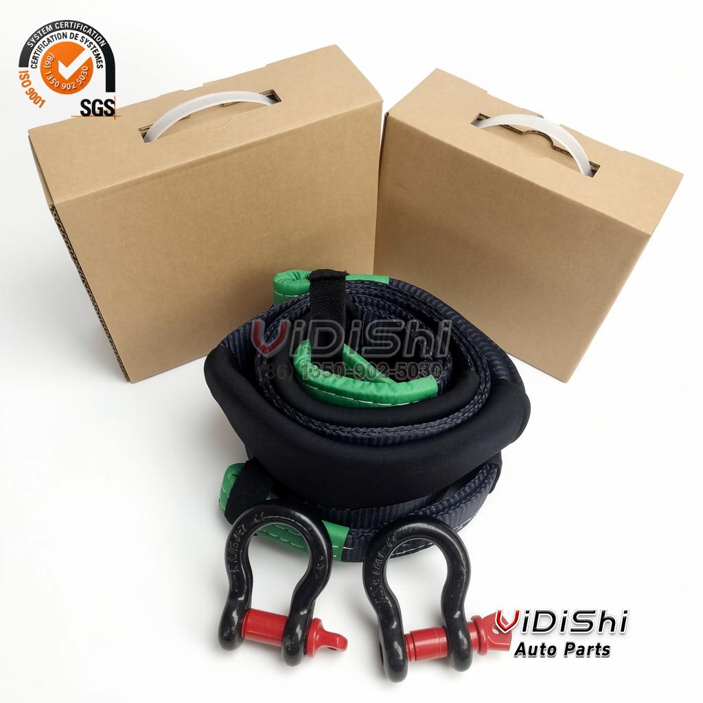 4WD Kinetic Recovery Gear Heavy Duty 4x4 Offroad Recovery Kit - Vidishi Auto Aftermarket Replacement 5 Install view