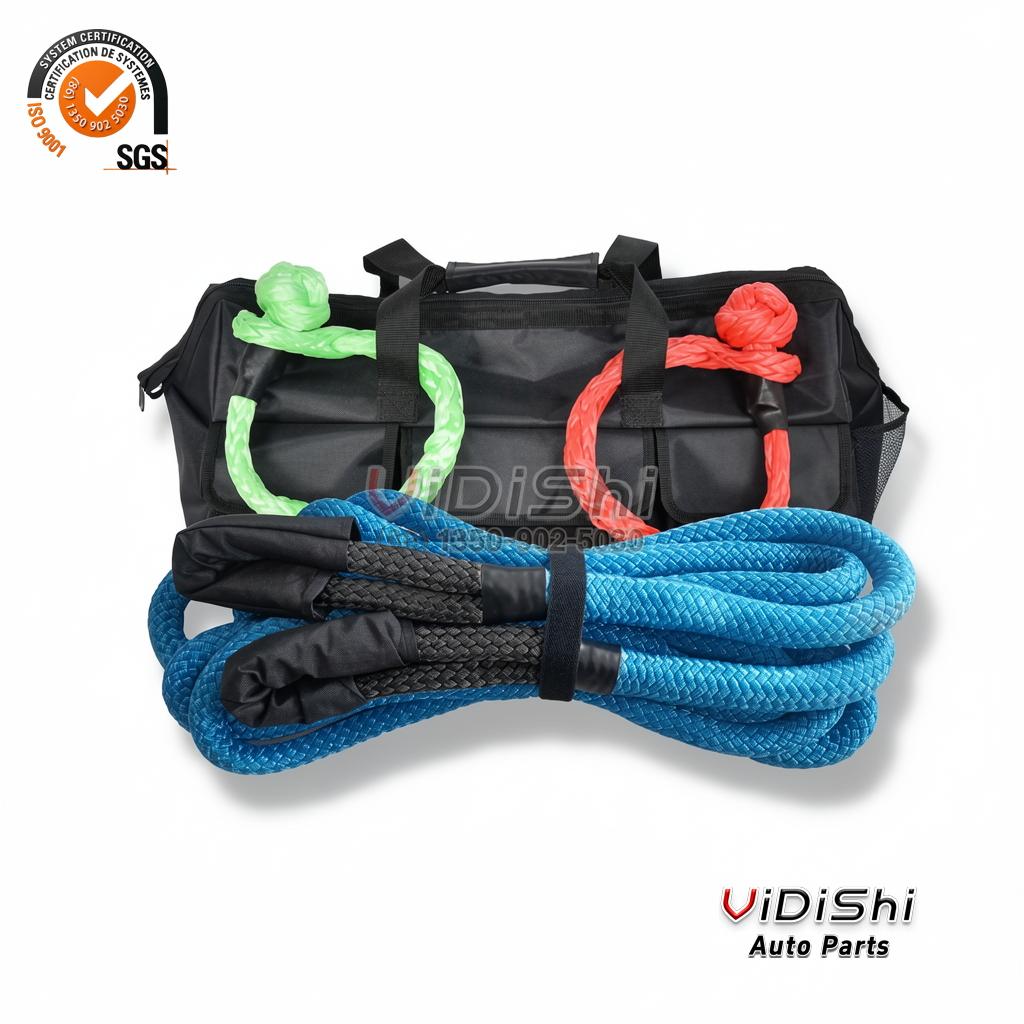 4WD Kinetic Recovery Gear Heavy Duty 4x4 Offroad Recovery Kit - Vidishi Auto Aftermarket Replacement 3 Pack view