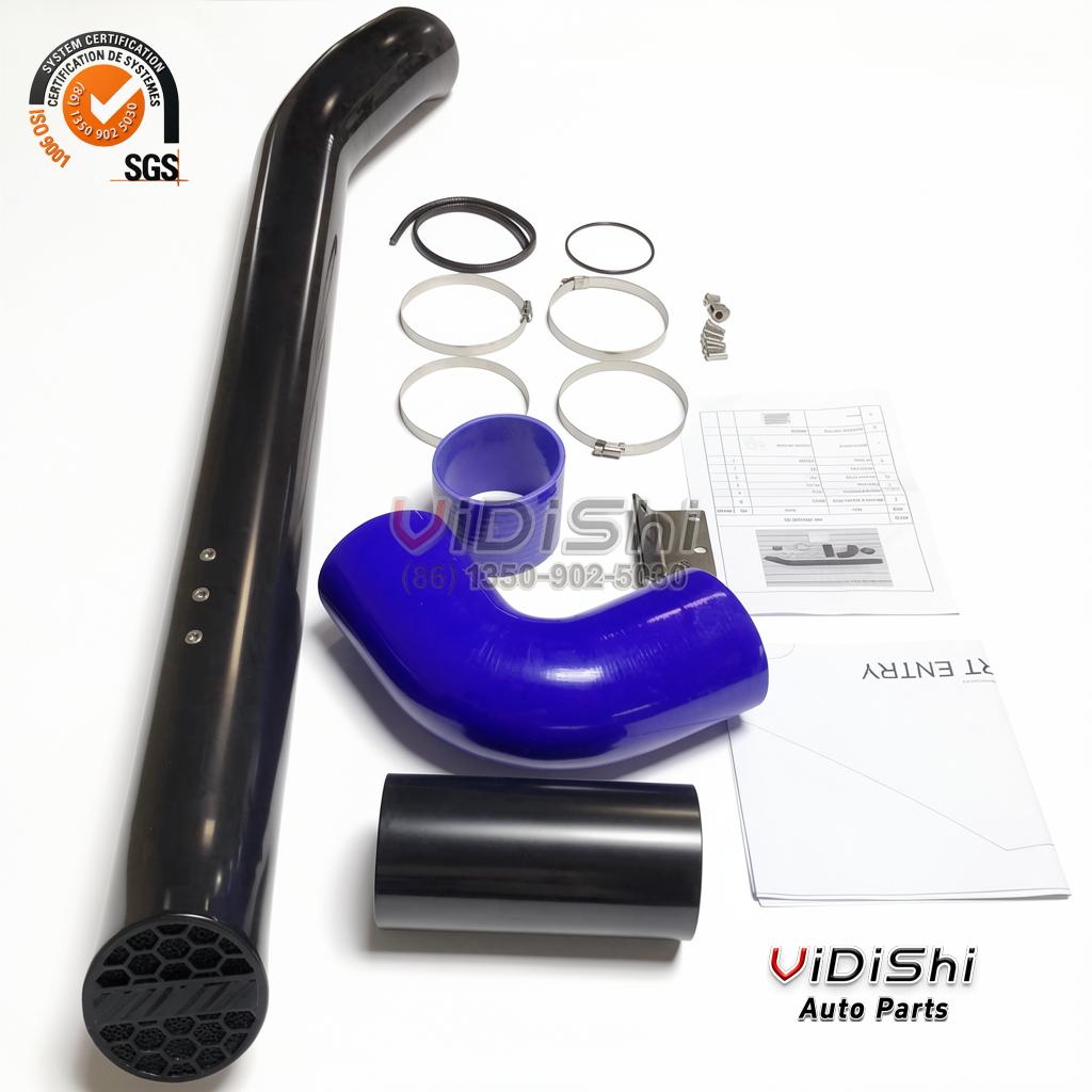 4x4 Off-road Car Body Kit 304 Stainless Steel Snorkel Replacement for Toyota 5 Install view