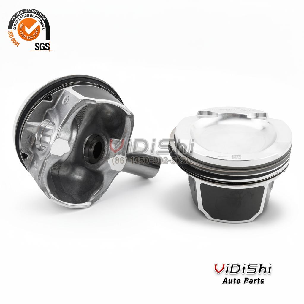 Piston Kit 11257610295 for N54 B30 3.0L twin turbo inline-6 2 N54 3.0L piston assembly diagram packaging 84mm rings 1.2+1.5+2.0 weight 3.1KG for BMW