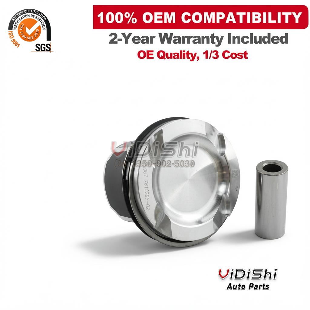 Piston Kit 11257610295 for N54 B30 3.0L twin turbo inline-6 4 N54 piston set STD six pistons group photo printed graphite anodizing for BMW