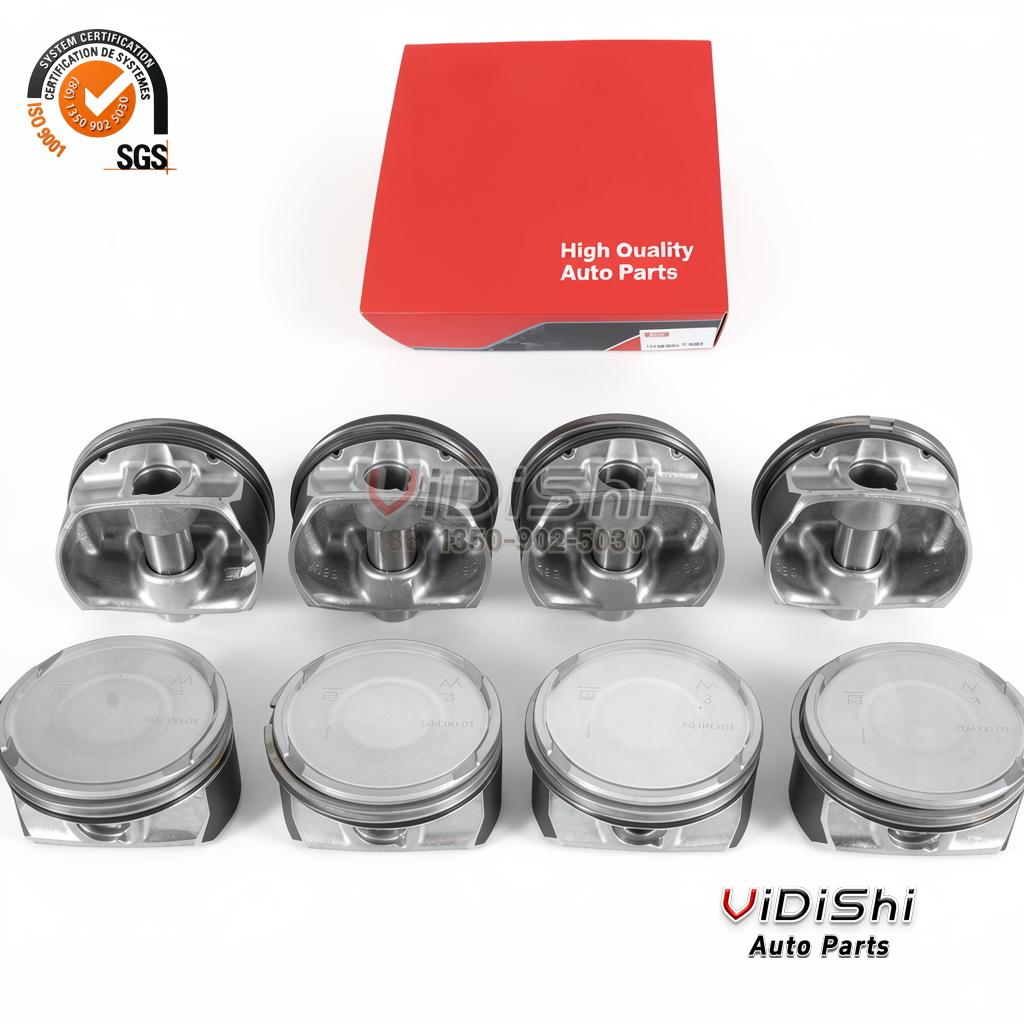 448PN 3.0 V6 piston set 8-cylinder array with RACEORLY packaging box for Land Rover
