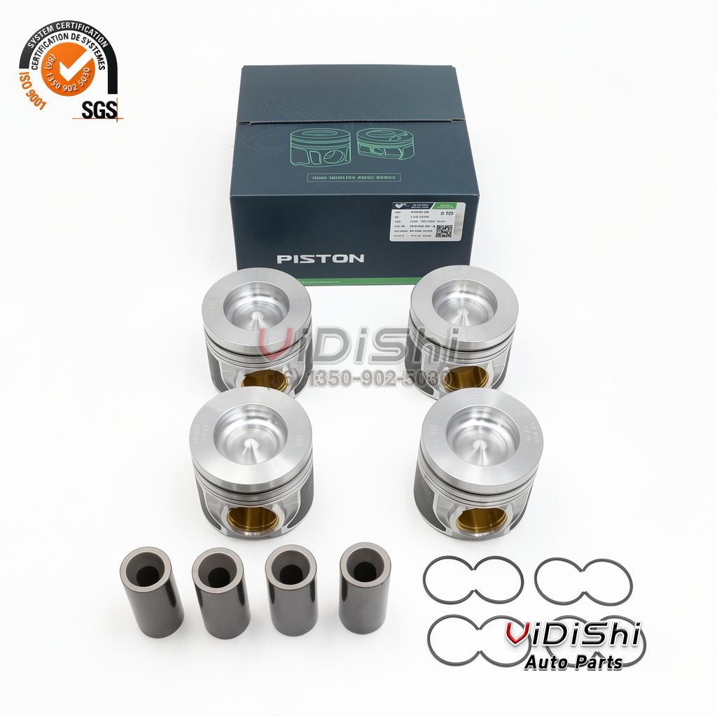 AJ200D 204DTA piston kit four pistons copper sleeves pins circlips retail box LR873155 for Land Rover