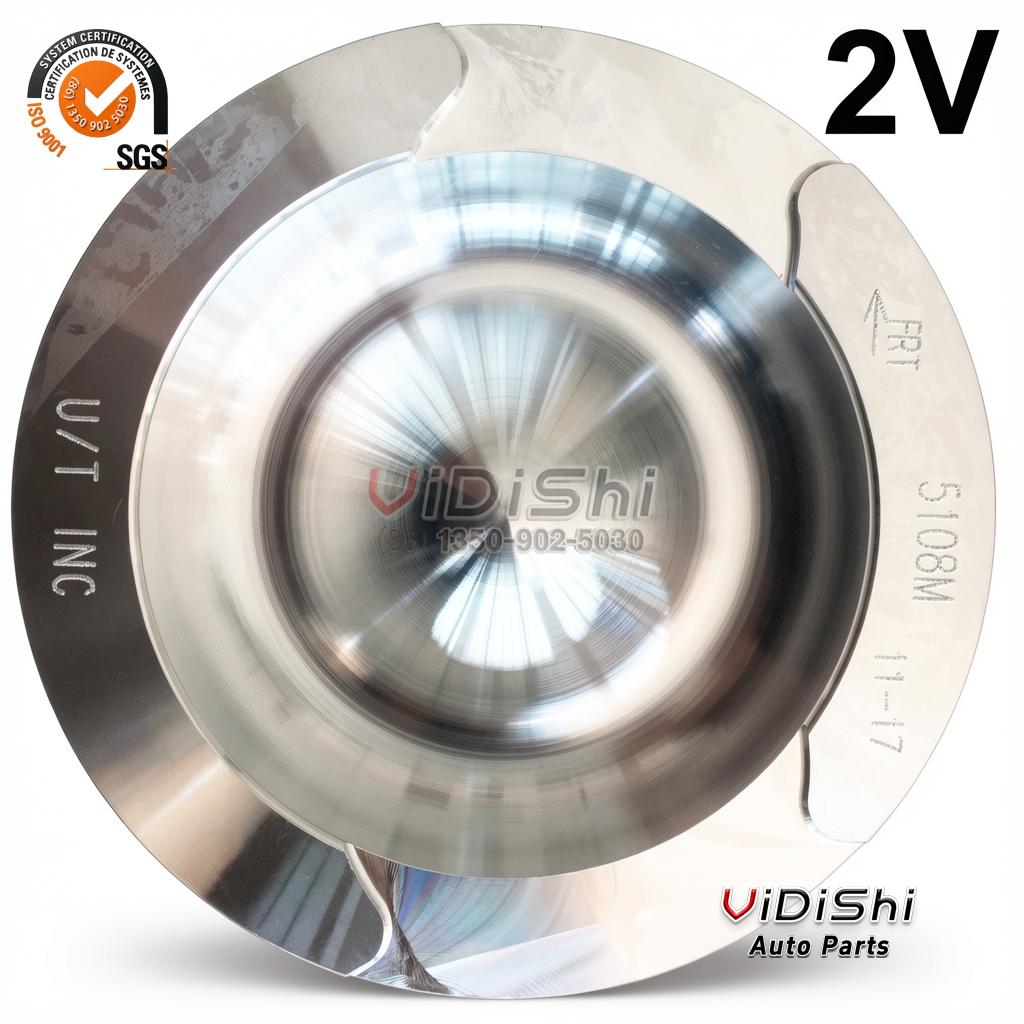 Piston Kit 57GC283A Replacement for MACK E6 (2-valve 3 E6 2V piston crown top view engraving UVT INC 5108M FRT 57GC283A for MACK