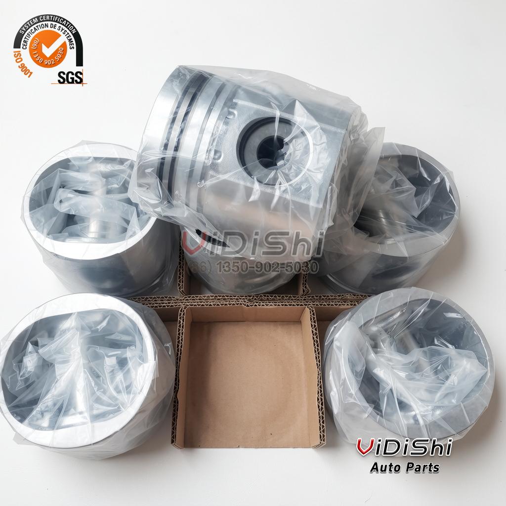 Piston Kit 57GC283A Replacement for MACK E6 (2-valve 1 E6 heavy duty piston kit six pistons wrapped in protective film cardboard dividers 57GC283A for MACK
