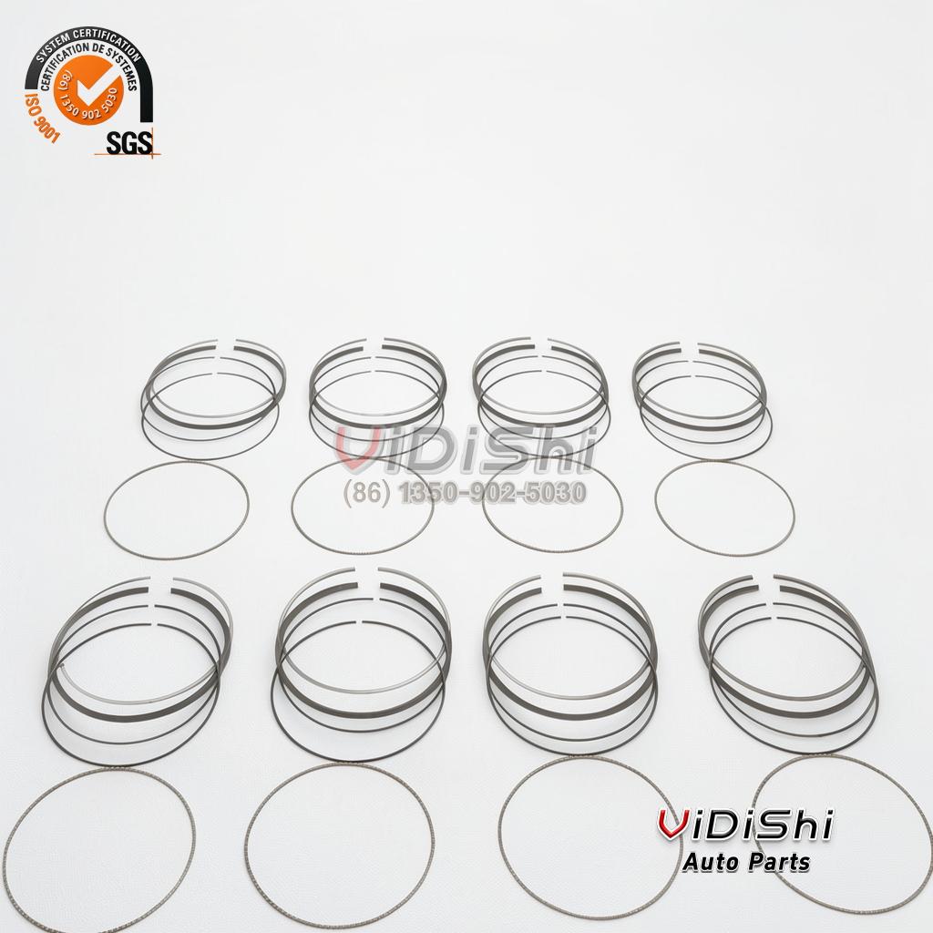 94810393114 - Piston ring set box with label showing ref 948 103 931 14, PORSCHE 8 Cyl and 98.00 mm bore