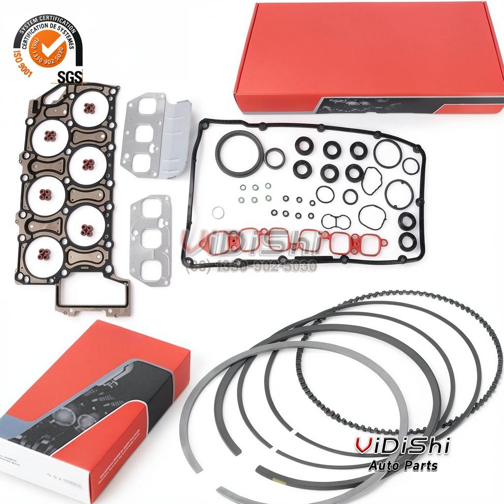 VW 3.2L VR6 engine overhaul kit full layout head gasket gasket set piston rings RACEORLY box 022103383H