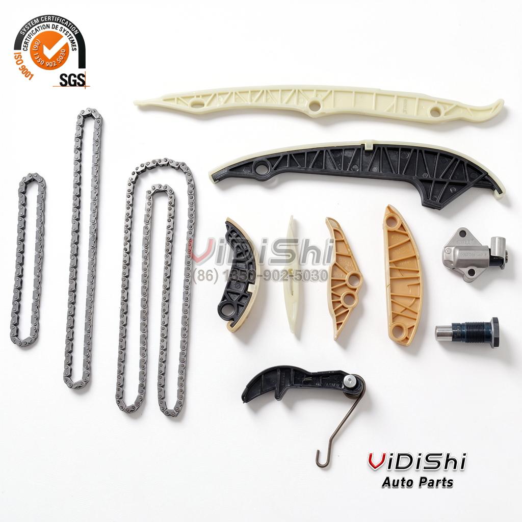 06K109158AH EA888 Timing Chain Kit with Tensioner for Volkswagen/A 5 EA888 Timing Chain Kit with Tensioner application view, Raceorly reference specification