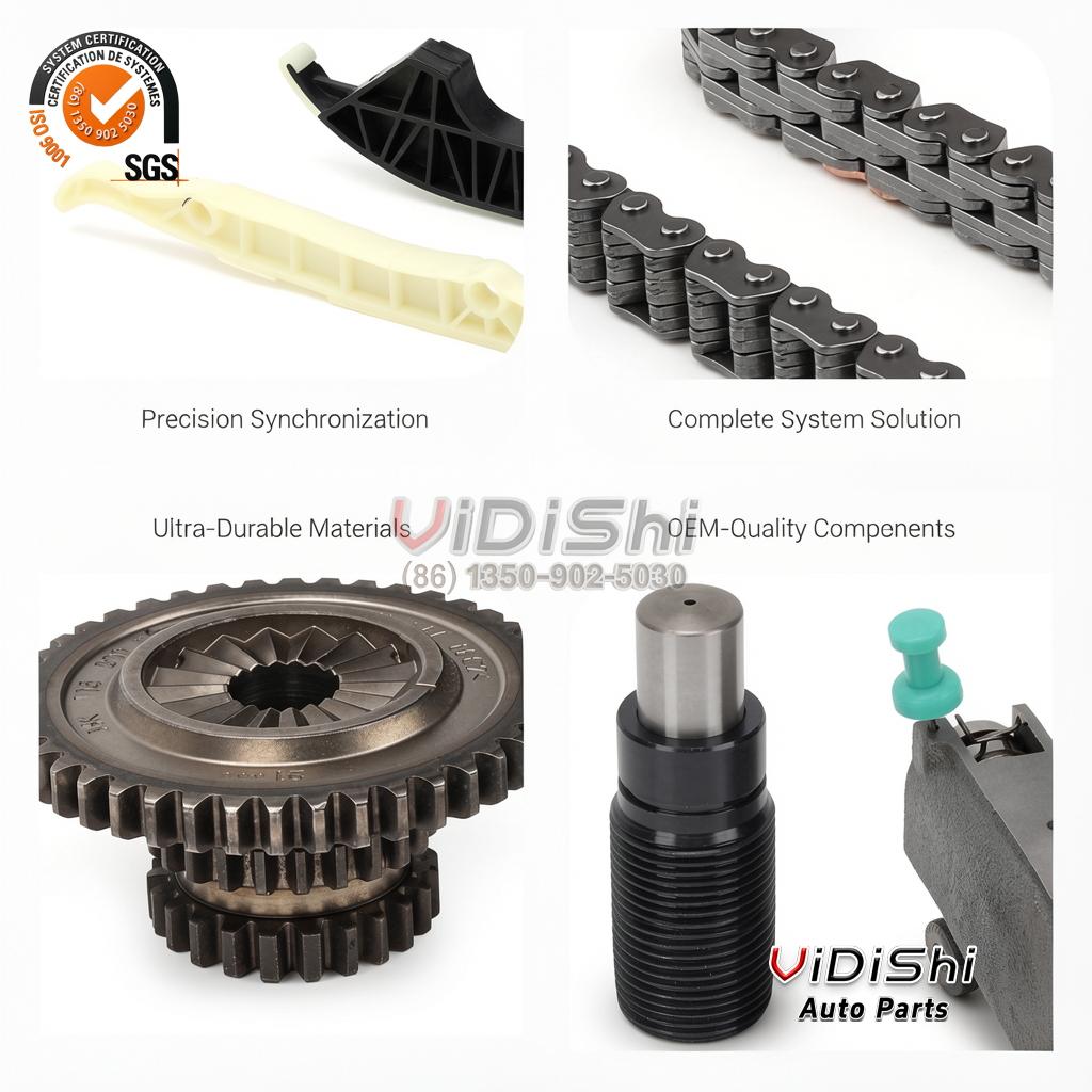 All Products 5 06K198119A EA888 Gen3 13-Piece Timing Chain Kit, components view