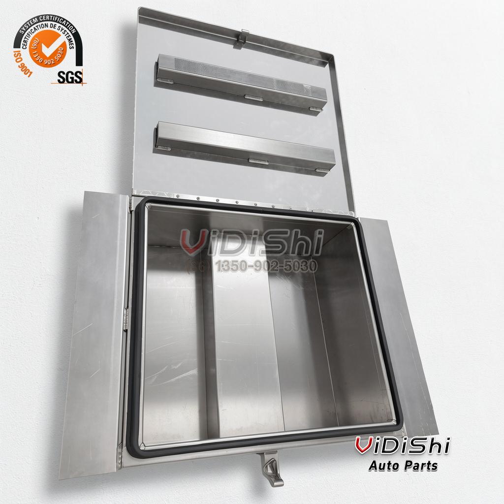aluminum truck tool box corner seam