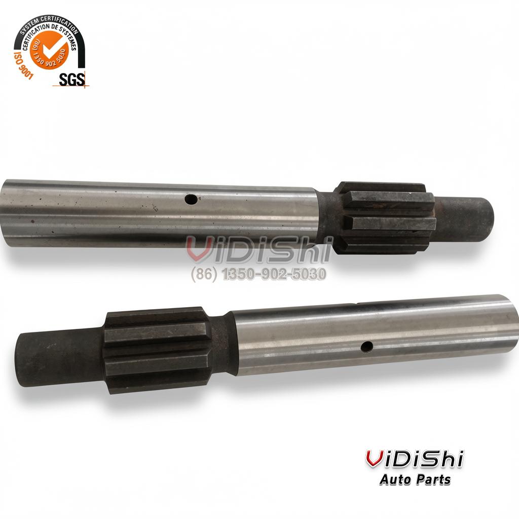 All Products 5 Two splined drive shafts showing the machined spline profile
