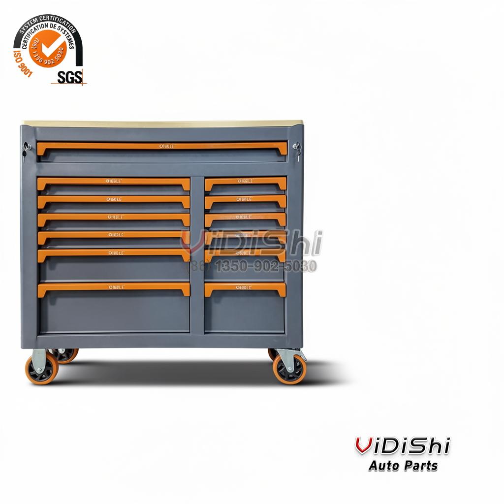 All Products 10 Front view with all drawers closed and the castors in frame