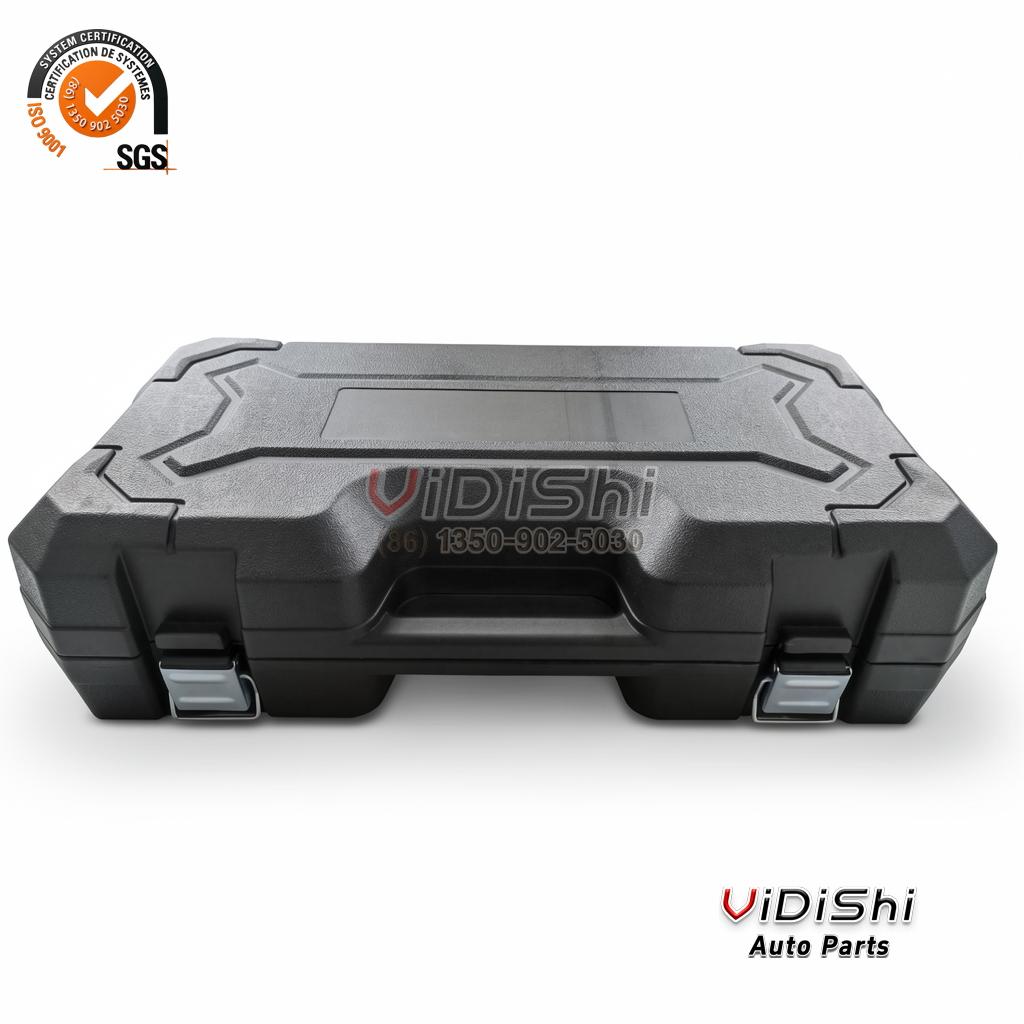 All Products 7 The closed hard case showing the two front latches