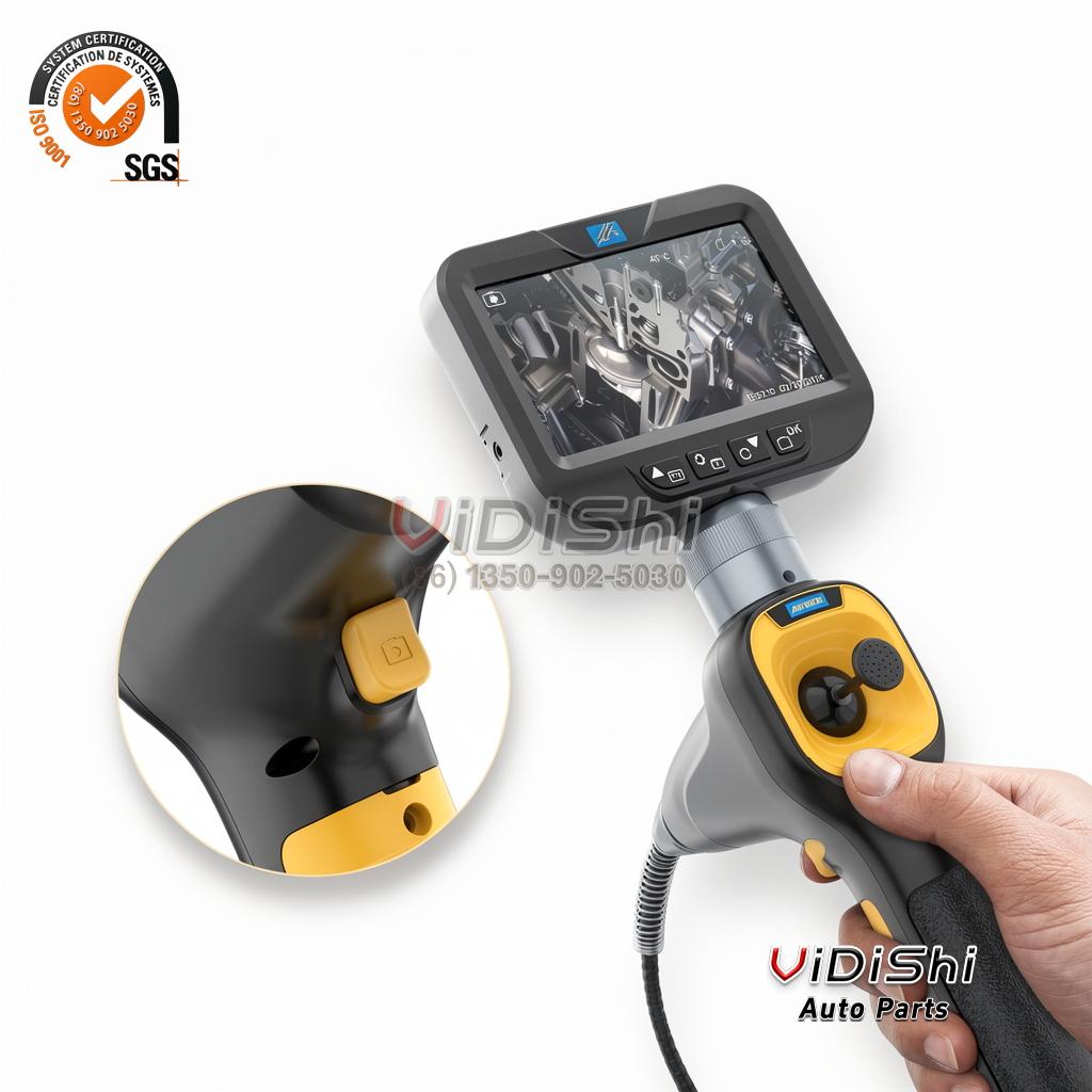All Products 11 Handheld view with the probe tip steered in front of the lens