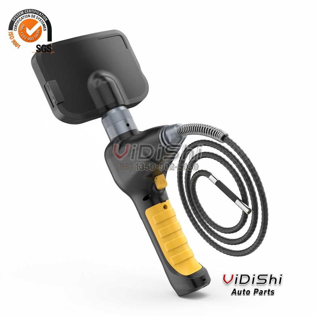 All Products 7 Unit with the probe hose coiled beside it on a white background