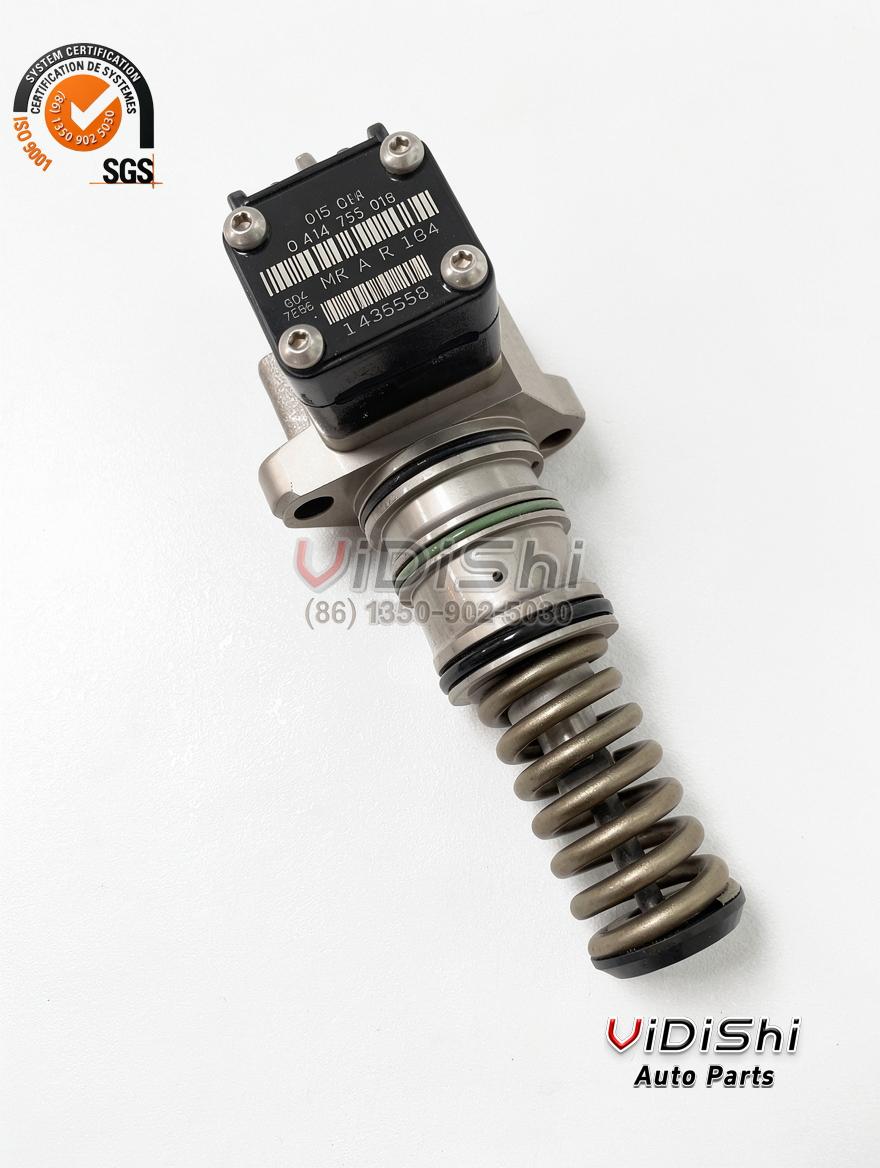 0414755018 unit pump angled upright with nameplate 0 414 755 018 legible