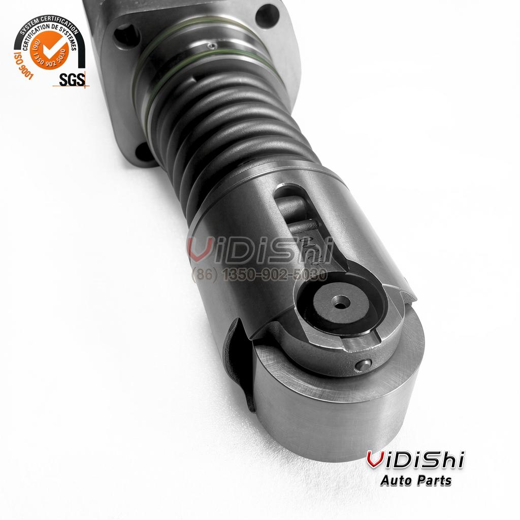 184A215237P5 Unit Pump for GE 12V250 Locomotive Diesel 6 184A215237P5 unit pump roller tappet end close up with cam follower roller