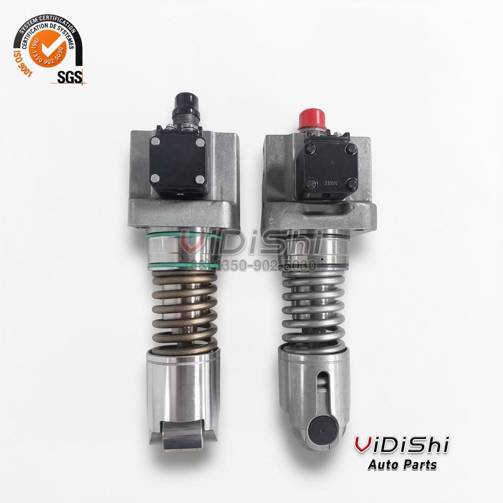 All Products 9 Two 332X1021 unit pumps side by side, one with its black plate and connector block forward and one showing the roller