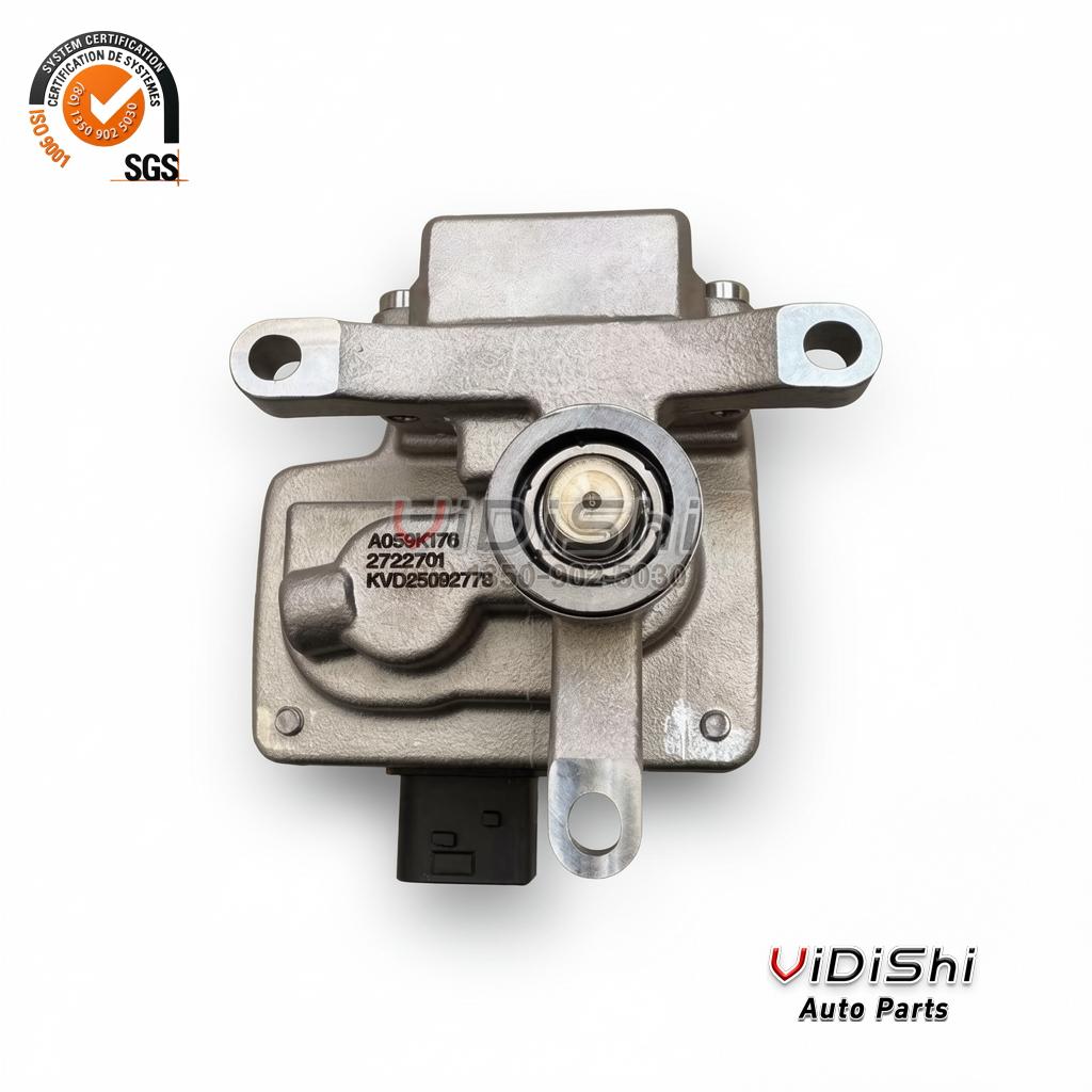 All Products 8 2238325 Underside of the module showing the round dosing element in a cast flange plate