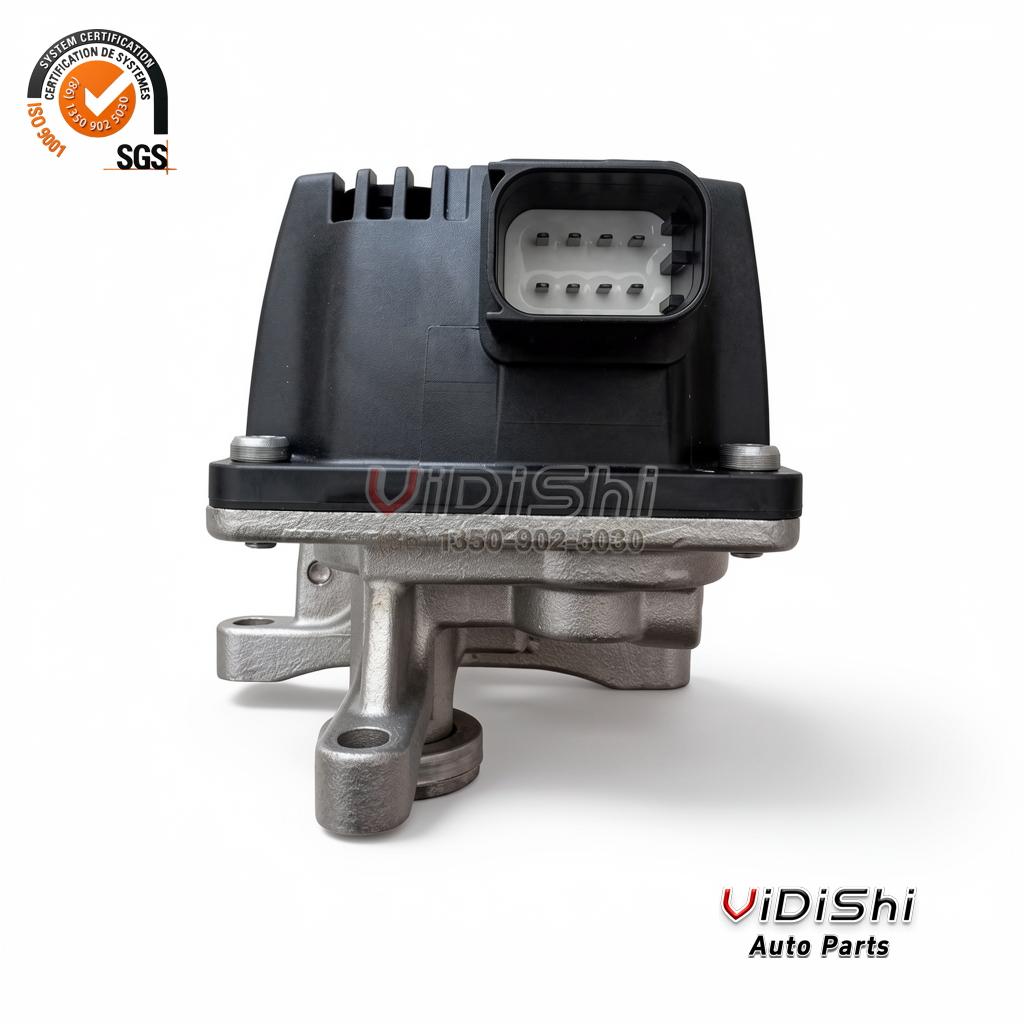 All Products 9 2238325 Mounting face of the module with the multi-pin sealed connector and the flange bolt holes