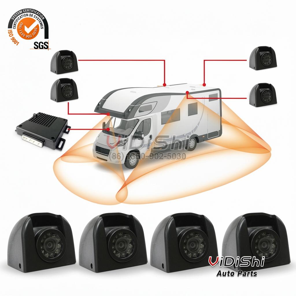 All Products 7 Candid 3D AVM 360 Surround View Monitor System for Truck and Bus overview