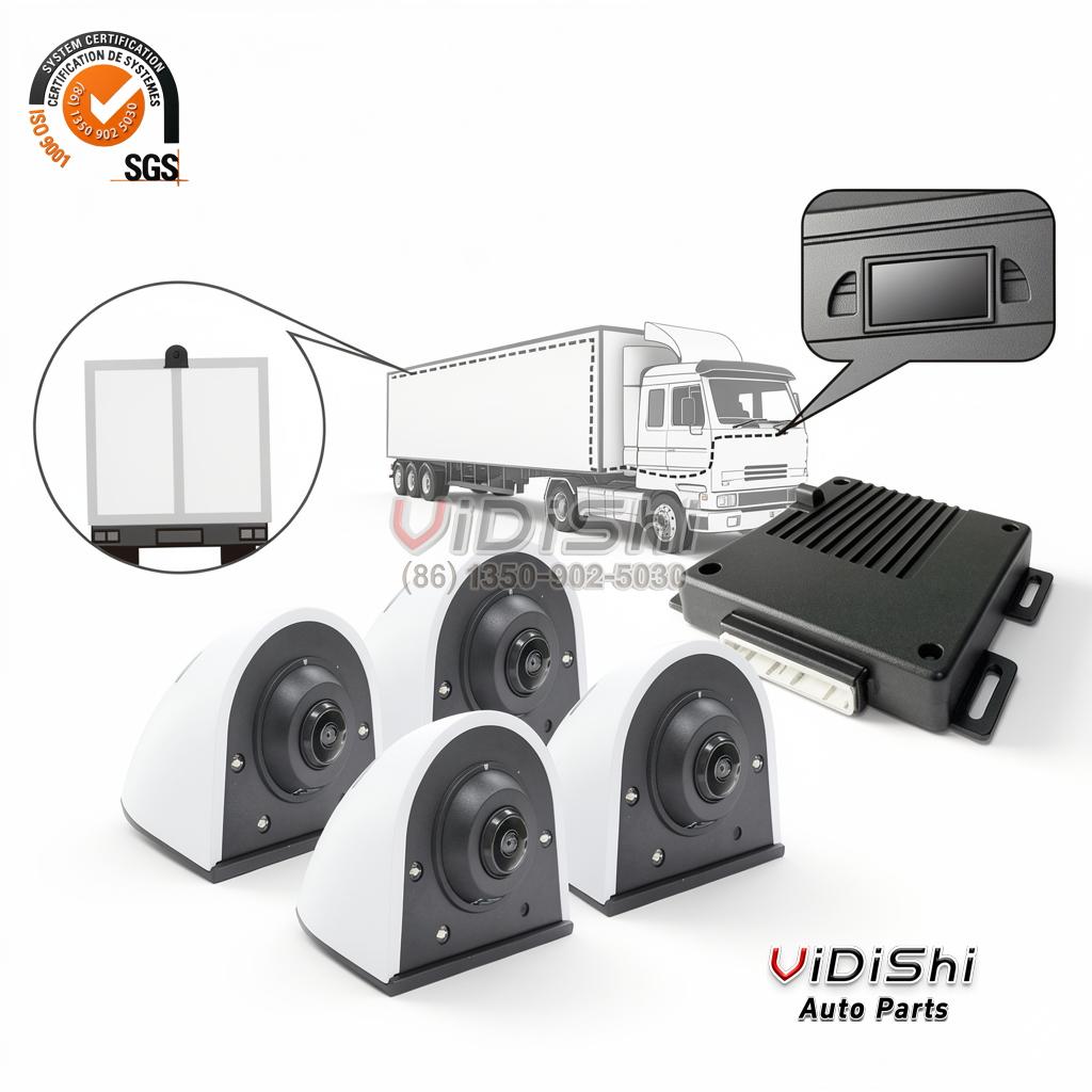 All Products 6 Candid 3D AVM 360 Surround View Monitor System for Truck and Bus specification plate