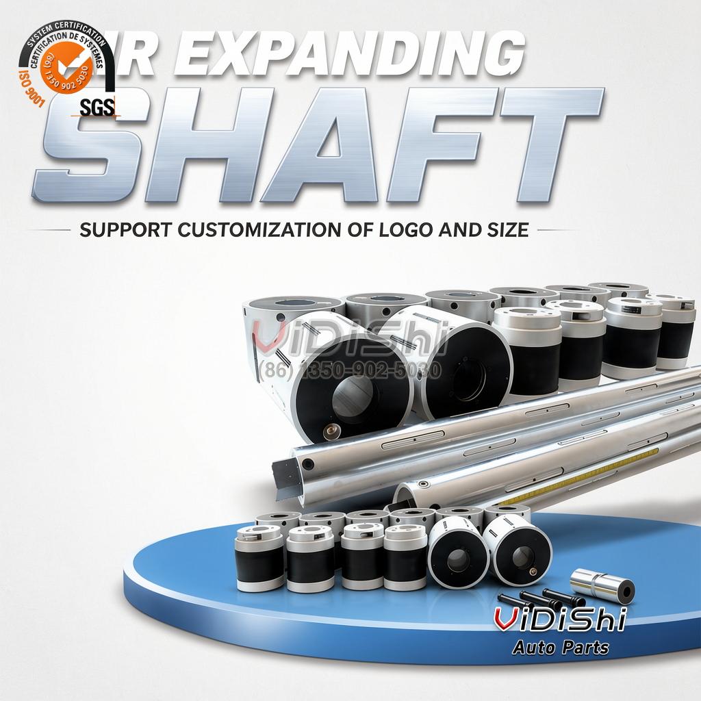Air Shaft Mechanical Pneumatic AP-KT42T for printing and laminating 3 Vidishi Auto Air Shaft installed view