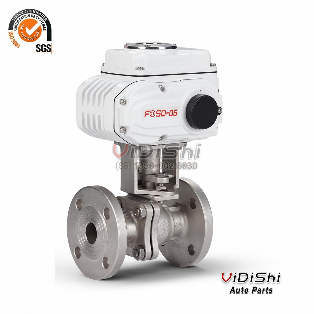 Ball Valve Series AP-1RRIC for oil and gas pipelines 2 Vidishi Auto Ball Valve side view