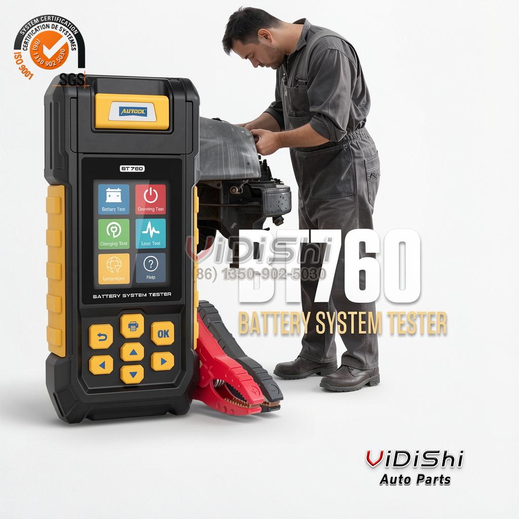 All Products 8 Battery Tester BT760-1 side view