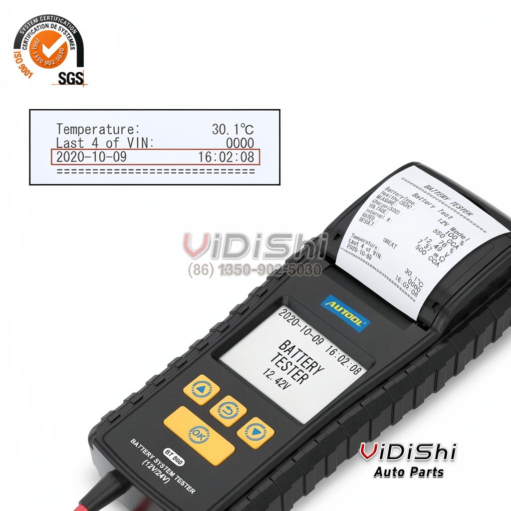 Battery Tester BT860 front view