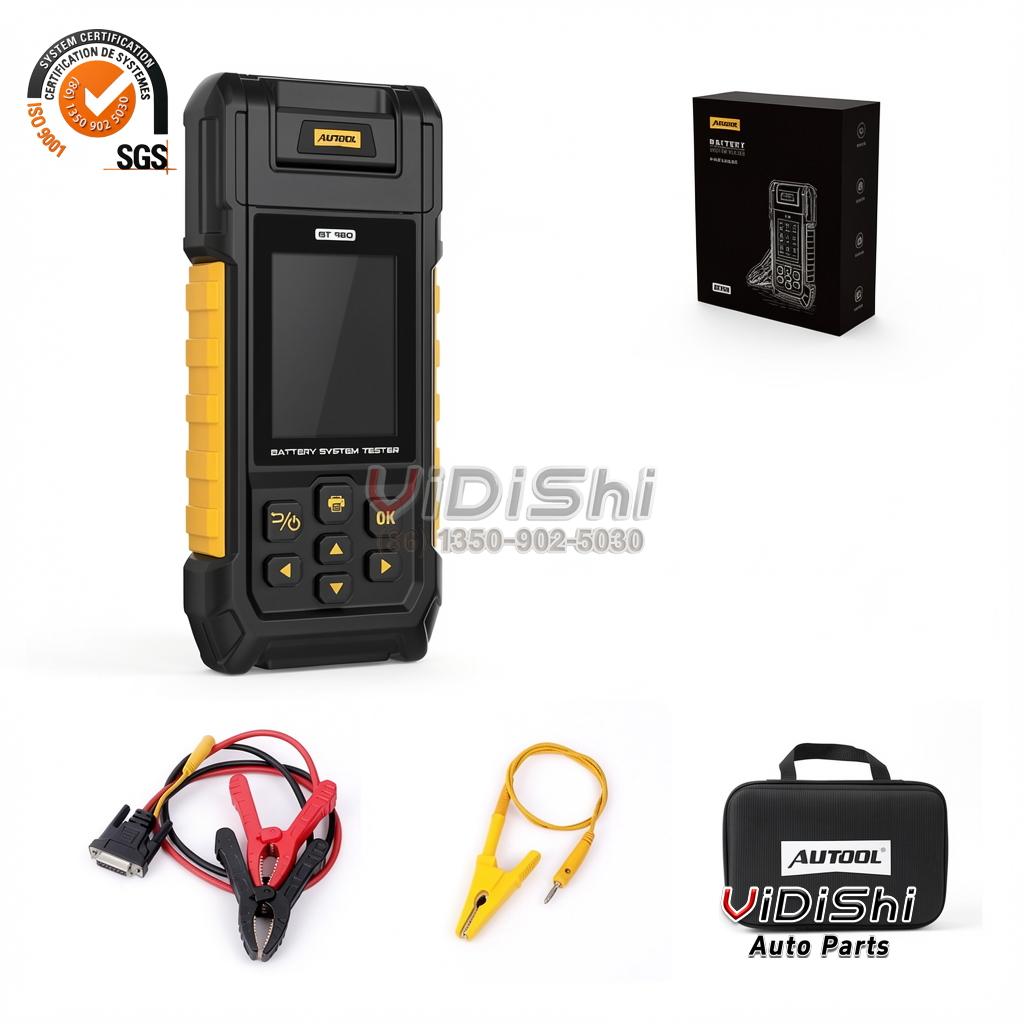 All Products 7 Battery Tester Bt960-1 side view