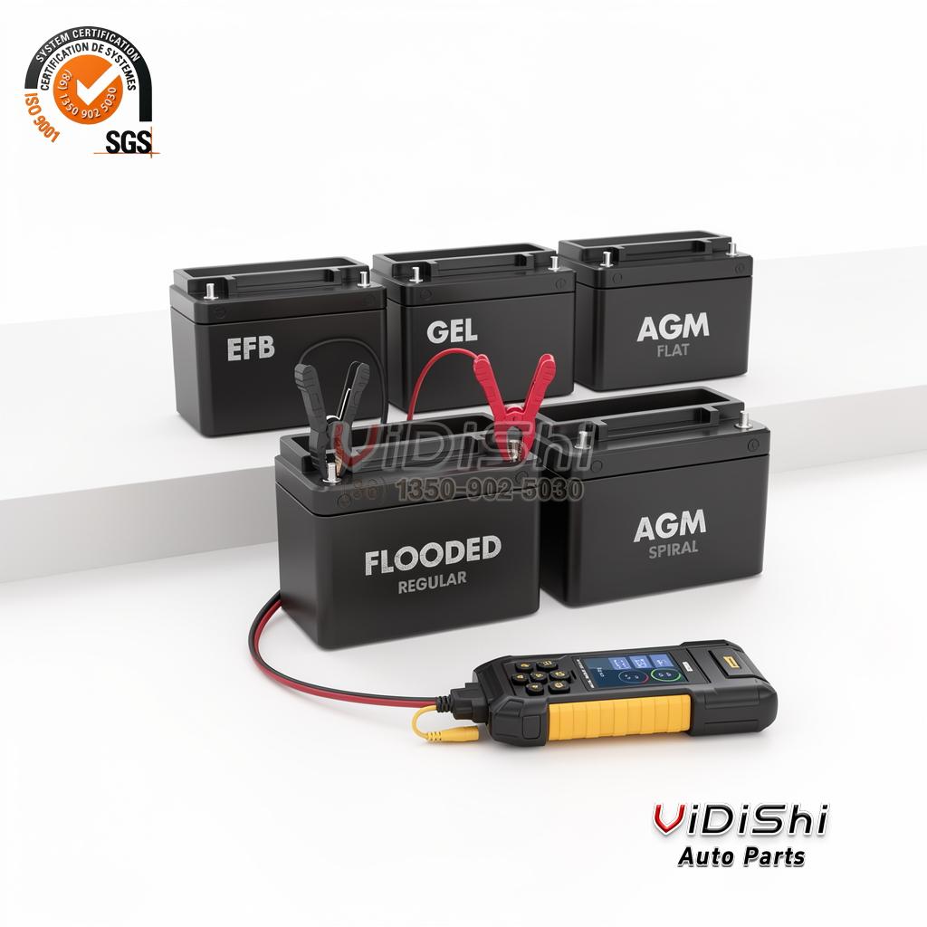 All Products 8 Battery Tester BT960 installed view