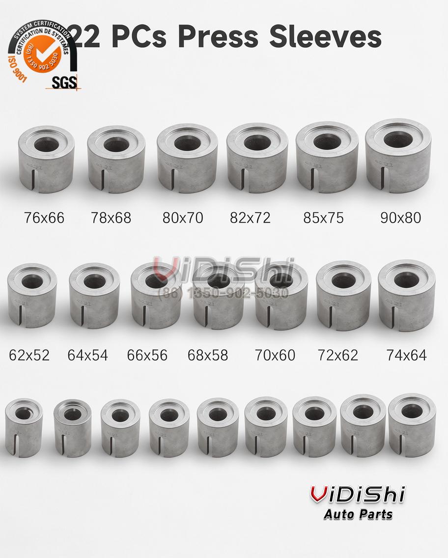 All Products 13 27 PCS Universal Press Pull Sleeve Kit Bush Bearing Removal Insertion Kit gallery view
