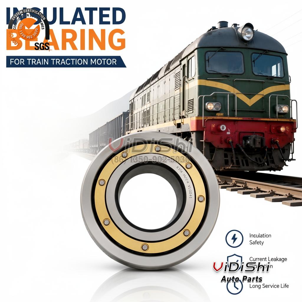 All Products 12 Insulated Deep Groove Ball Bearing Anti-electrical Erosion Ball Bearing 6230/C3VL2071 for Railway Tractor Motor gallery view