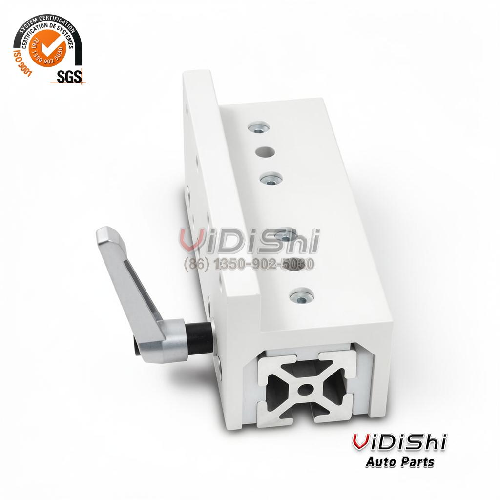Silver 40160-6SS Industrial Equipment High Accuracy Aluminum Linear Bearing — front view
