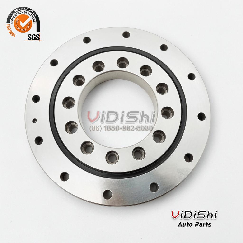 RU124 RU124G RU124X Cross Roller Bearing 80x165x22mm Slewing Ring for Robot CNC Rotary Tables Medical — front view