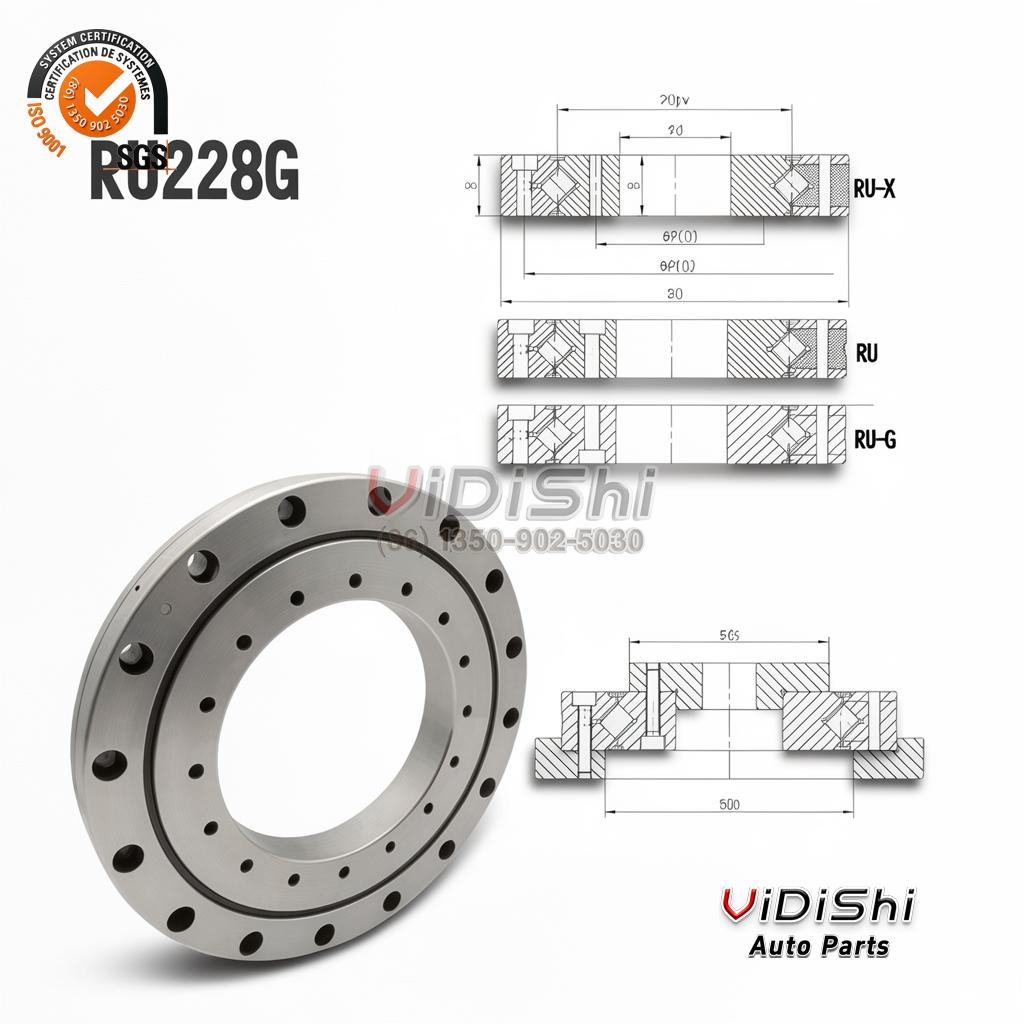 All Products 10 RU228 Crossed Roller Bearing 160x295x35mm Slewing Ring Turntable Table RU Series Slewing Rings RU228G RU228X gallery view