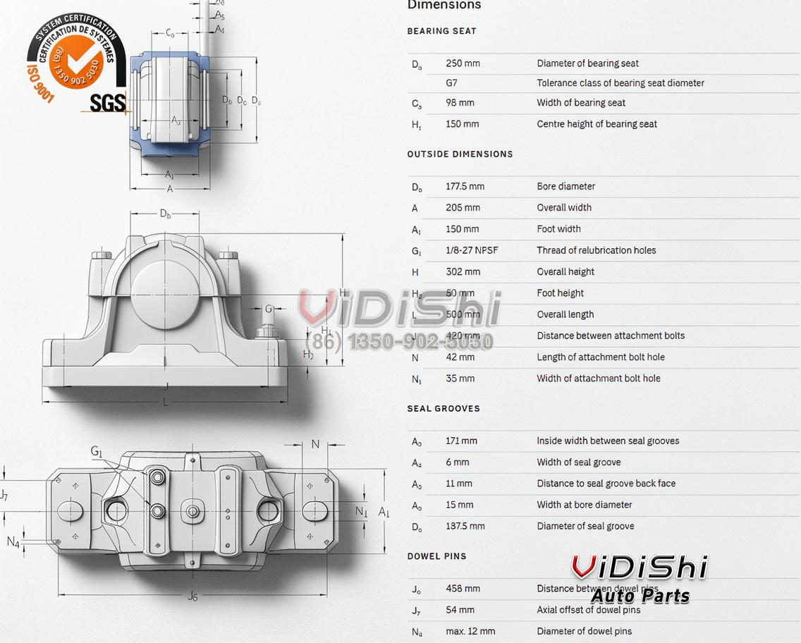 All Products 13 High Performance SNL Plummer Block Bearing Split Pillow Block Bearings Housings Set SNL 528 gallery view