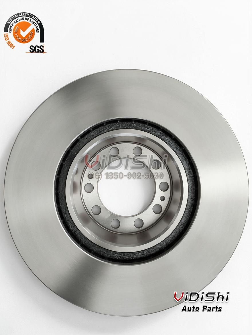 Brake Disc OE Replacement Spare Parts 9434210312 for Mercedes Benz 3 Brake Disc 9434210312 installed view