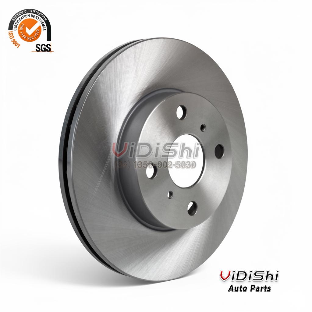 Vented Cooling Brake Disc Auto BD-08ODK for Audi 2 Brake Disc BD-08ODK side view