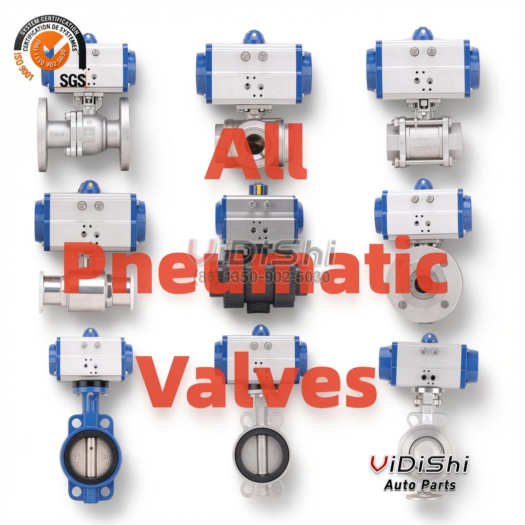 Ss304 Butterfly Valve Pneumatic for cement and powder handling 4 Vidishi Auto Butterfly Valve detail view