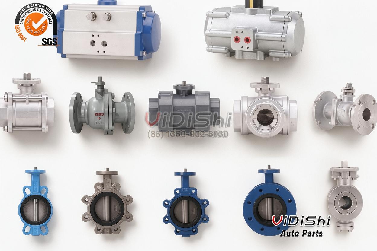 Vidishi Auto Butterfly Valve front view