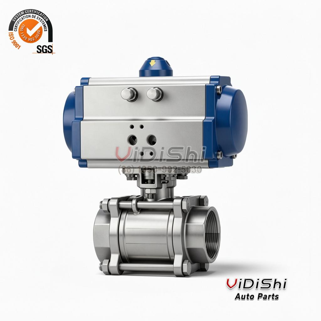Ss304 Butterfly Valve Pneumatic for cement and powder handling 5 Vidishi Auto Butterfly Valve packaging view