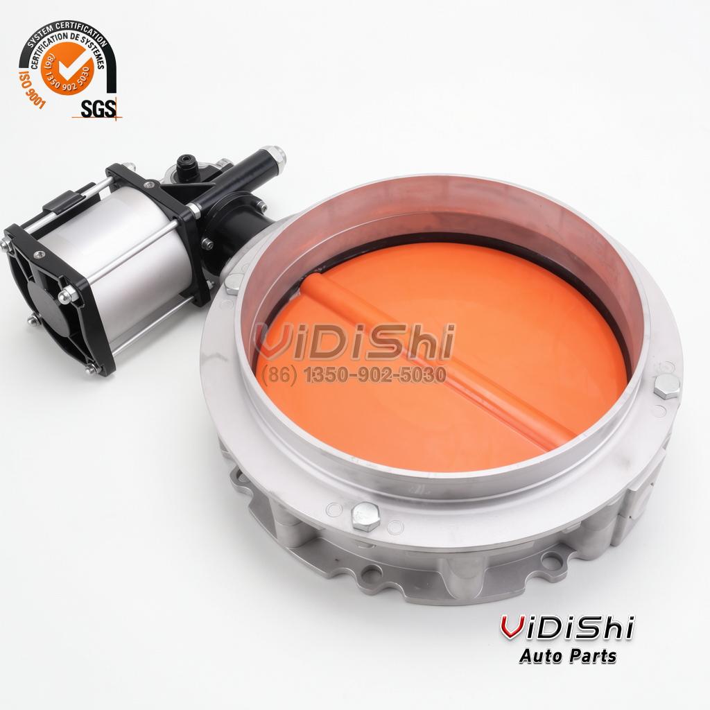 DN100-DN600 Butterfly Valve VFS for water supply and treatment 2 Vidishi Auto Butterfly Valve side view