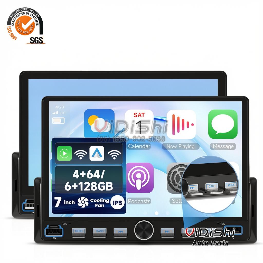 All Products 9 Car DVD Player A4536 installed view