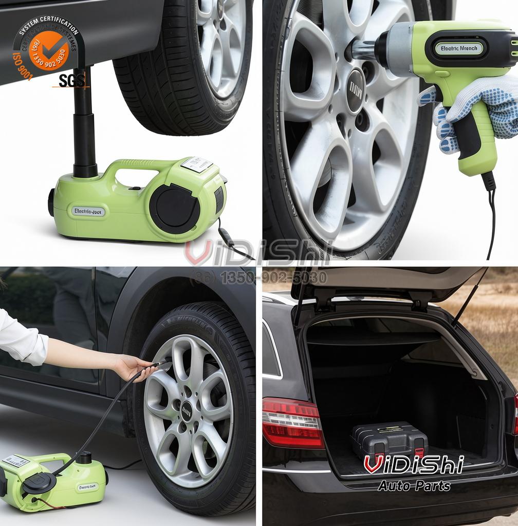 All Products 10 Hot Sell 5 Ton 12V 530MM Electric Hydraulic Car Jack and Impact Wrench Car Emergency Tools Vehicle Emergency Repair Tool Set gallery view